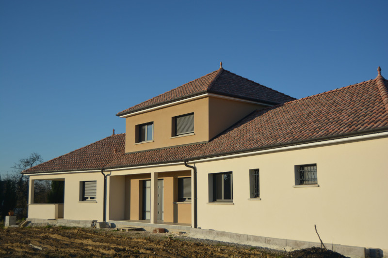 construction d'une maison à étage dans les Ardennes